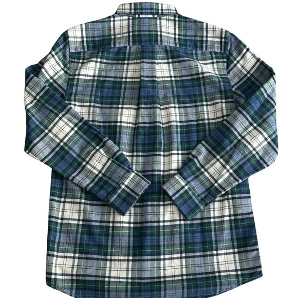 VINEYARD VINES Boys Flannel Whale Button Down Medium NWT - Picture 5 of 6